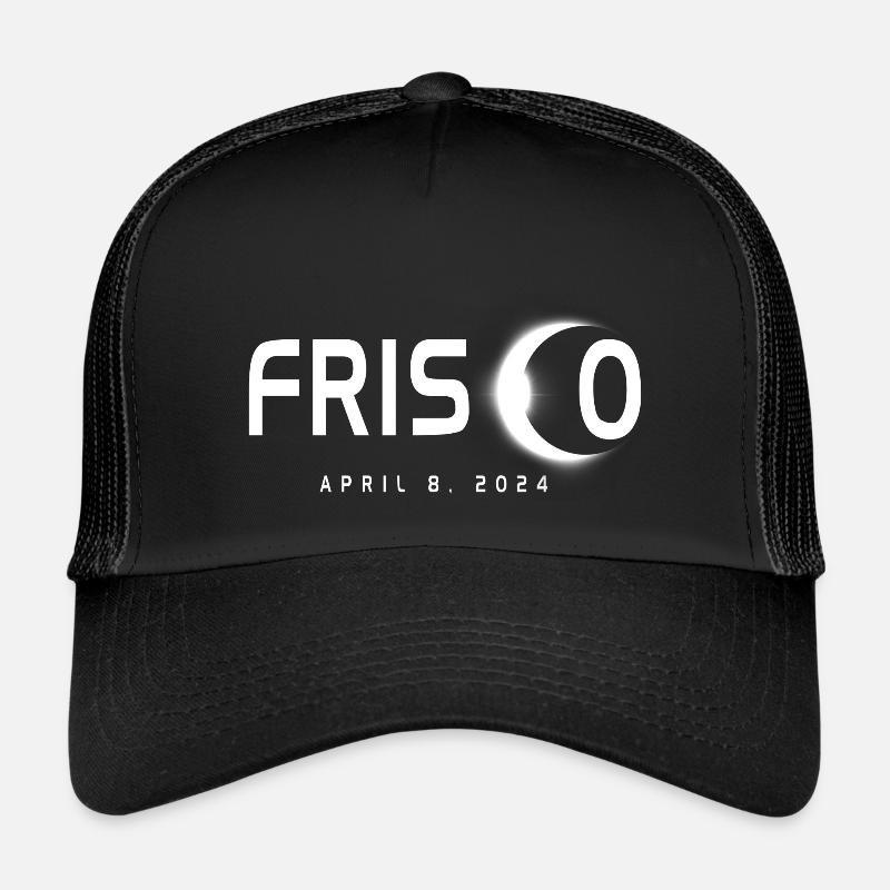 Frisco Texas Eclipse Souvenir 8 avril 2024 Casquette trucker 
