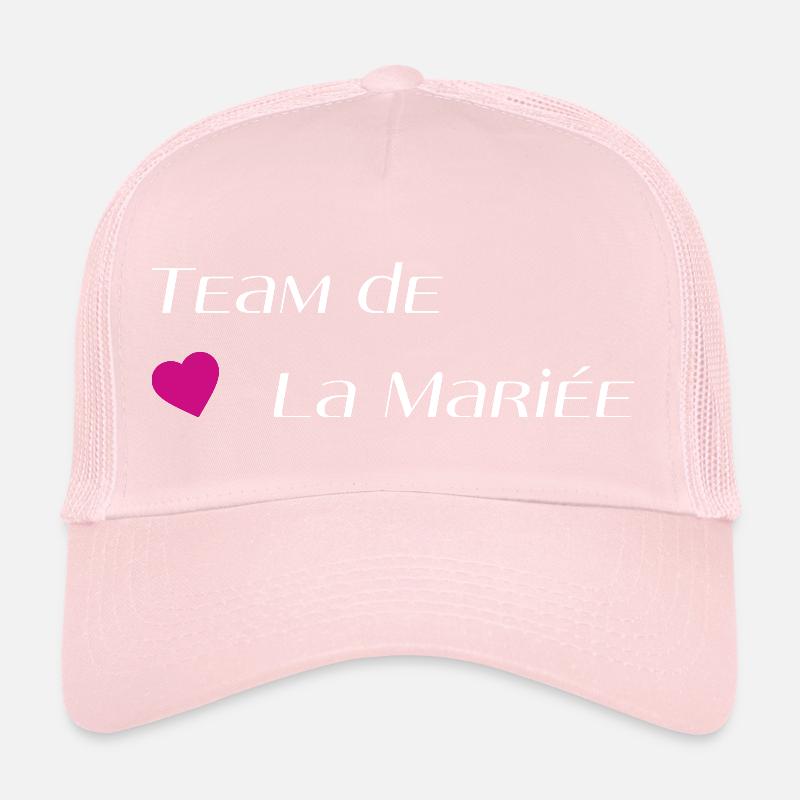 Team de la mariée Casquette trucker 