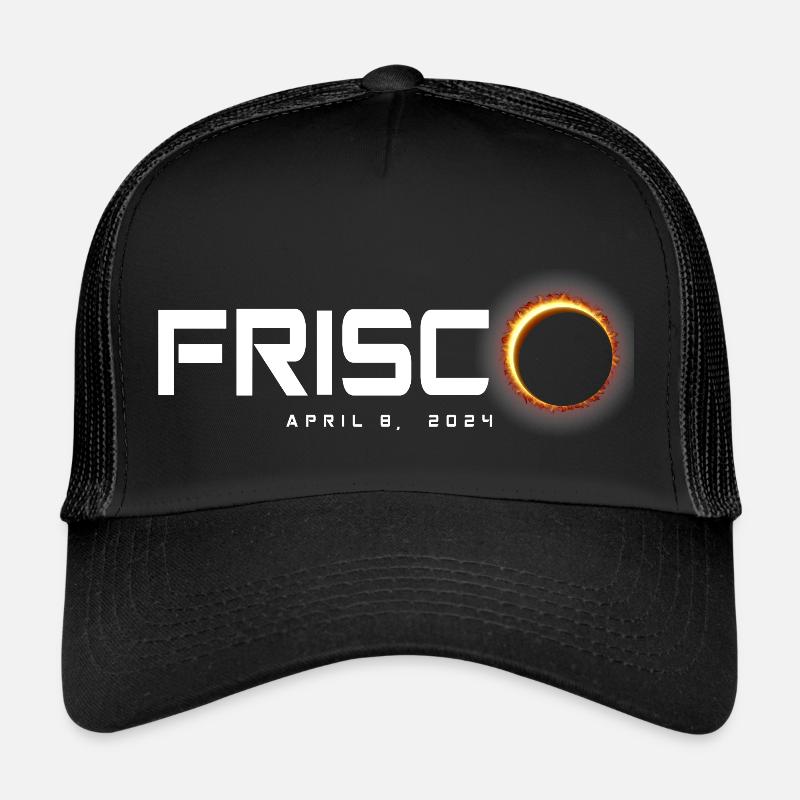 Frisco Texas 2024 Eclipse Souvenir 8 avril Casquette trucker 