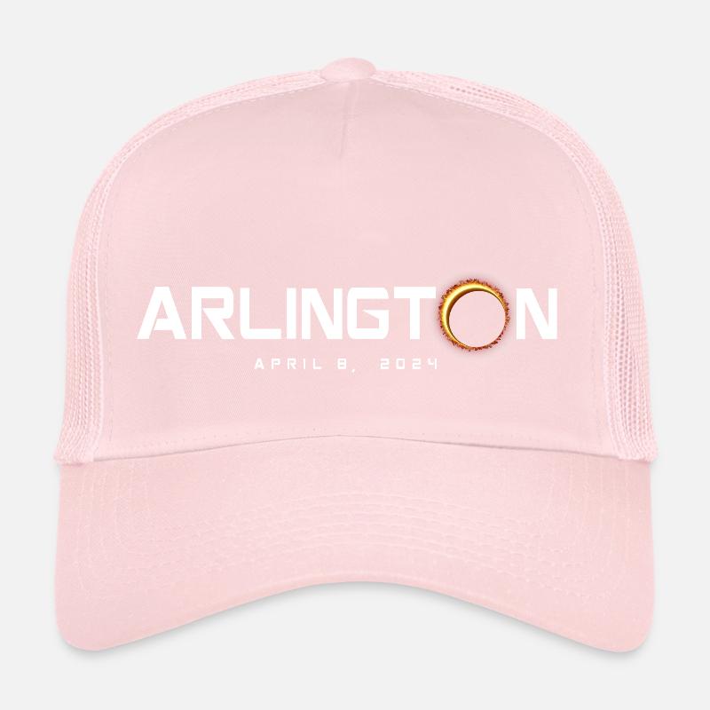 Arlington Texas 2024 Eclipse Souvenir April 8 Trucker Cap