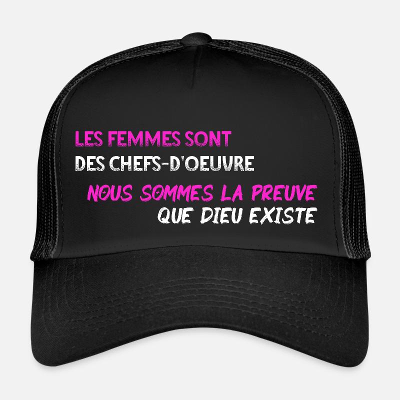 Femmes chefs d'oeuvre PNK WE Casquette trucker 