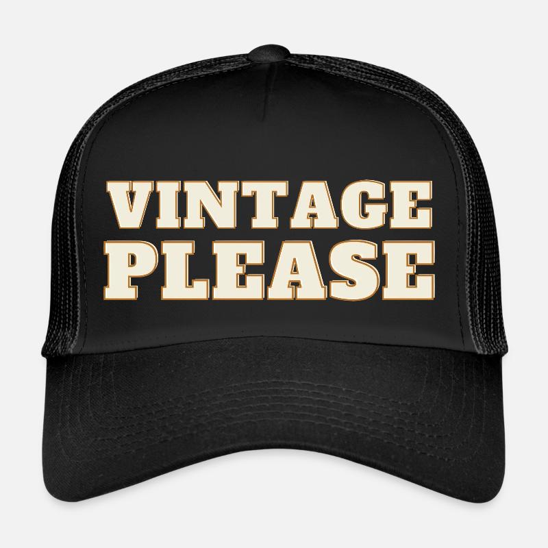 Vintage Please Casquette trucker 