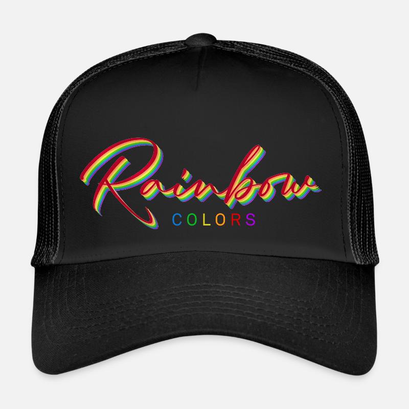 Couleurs de l’arc-en-ciel Casquette trucker 