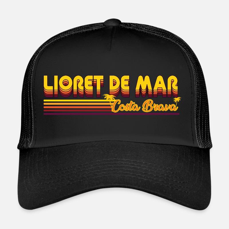Lloret de mar - le design de la Costa Brava Casquette trucker 
