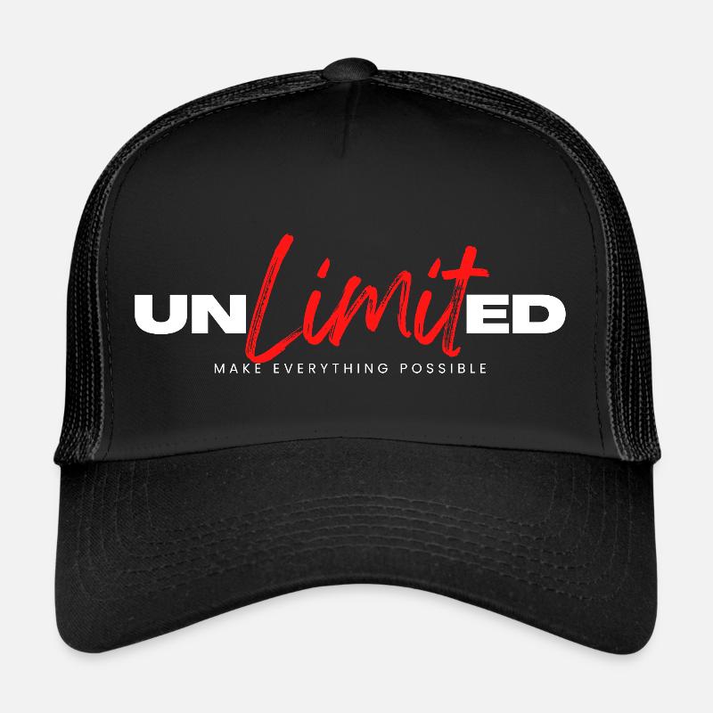 Rendre tout possible - Casquette trucker  - noir/noir
