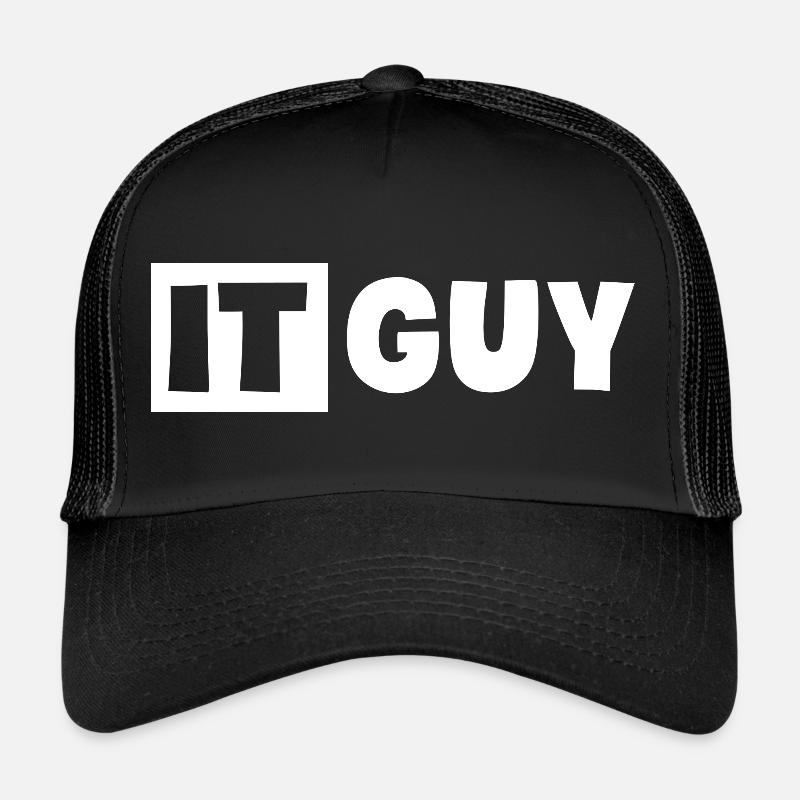 IT Guy Funny Information Technology Tech Desktop Casquette trucker 