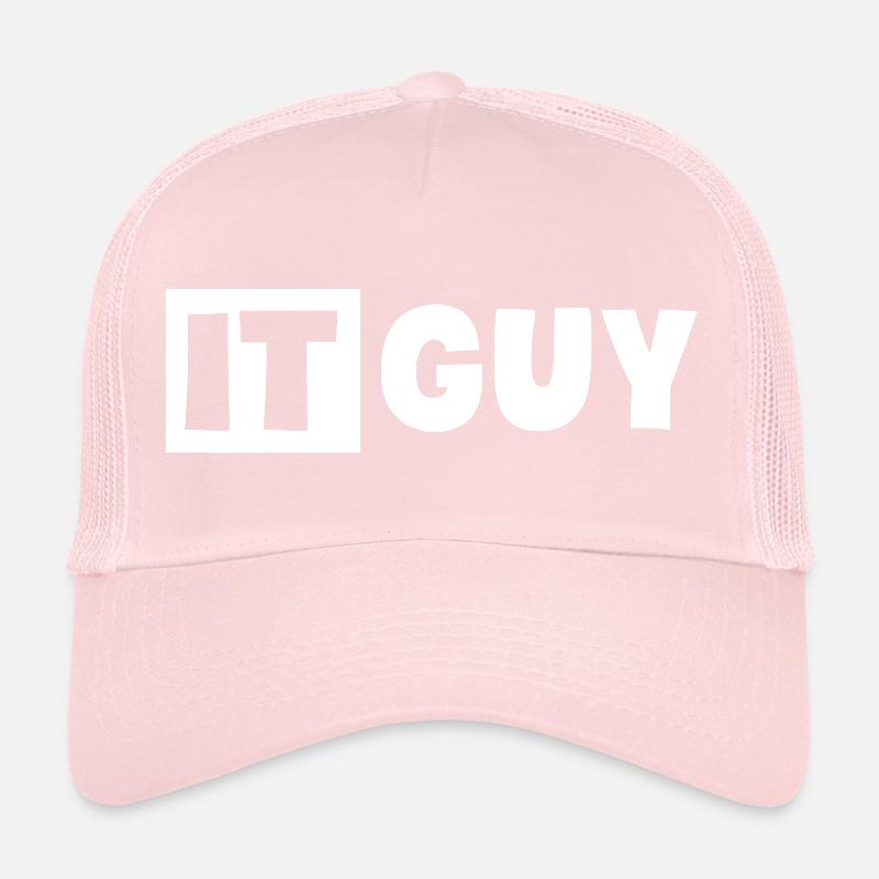 IT Guy Funny Information Technology Tech Desktop Trucker Cap