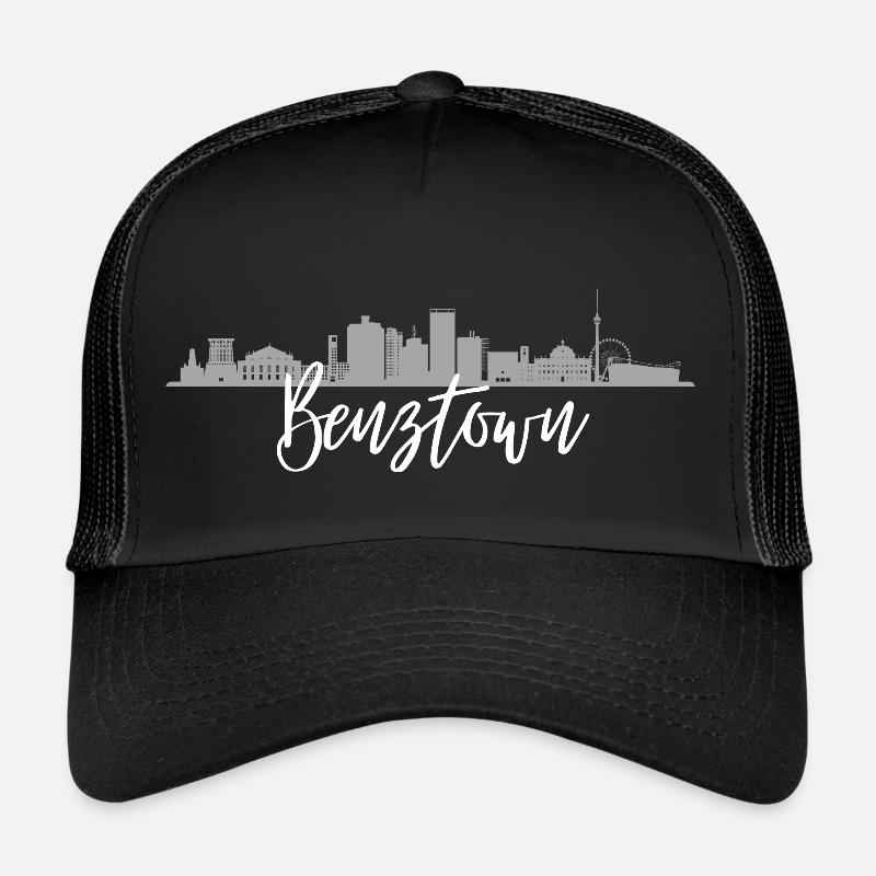 Benztown - Trucker Cap - Schwarz/Schwarz