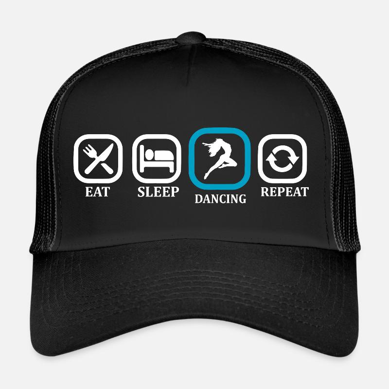 Dancing Dance Music - Trucker Cap - black/black