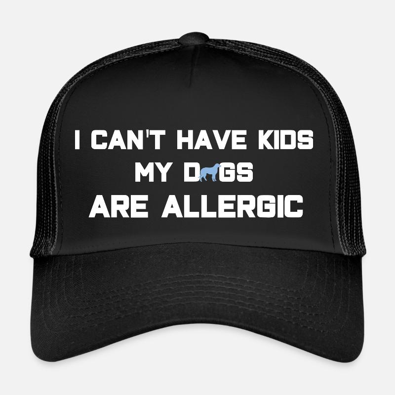 i cant have kids - Trucker Cap - Schwarz/Schwarz