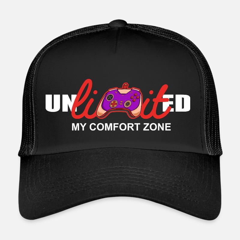 unlimeted - Trucker Cap - black/black