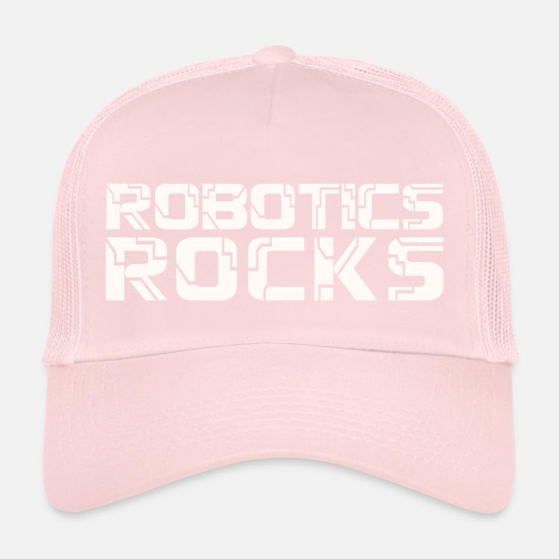 Build Robot Droid Builder Funny Cool Robotics Rock Trucker Cap