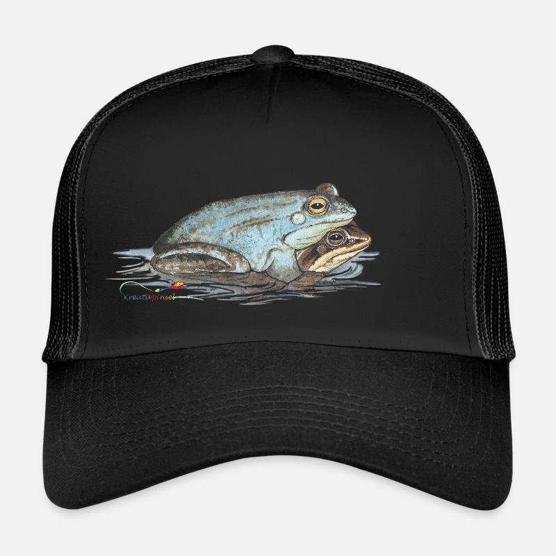 Moorfrosch - Trucker Cap - Schwarz/Schwarz