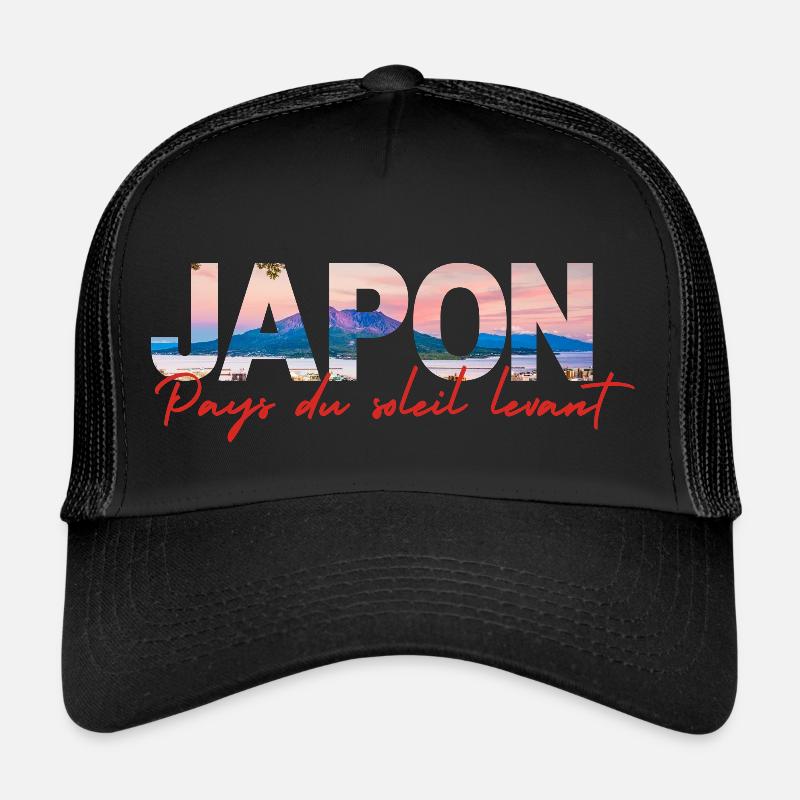 Japanese - Trucker Cap - black/black