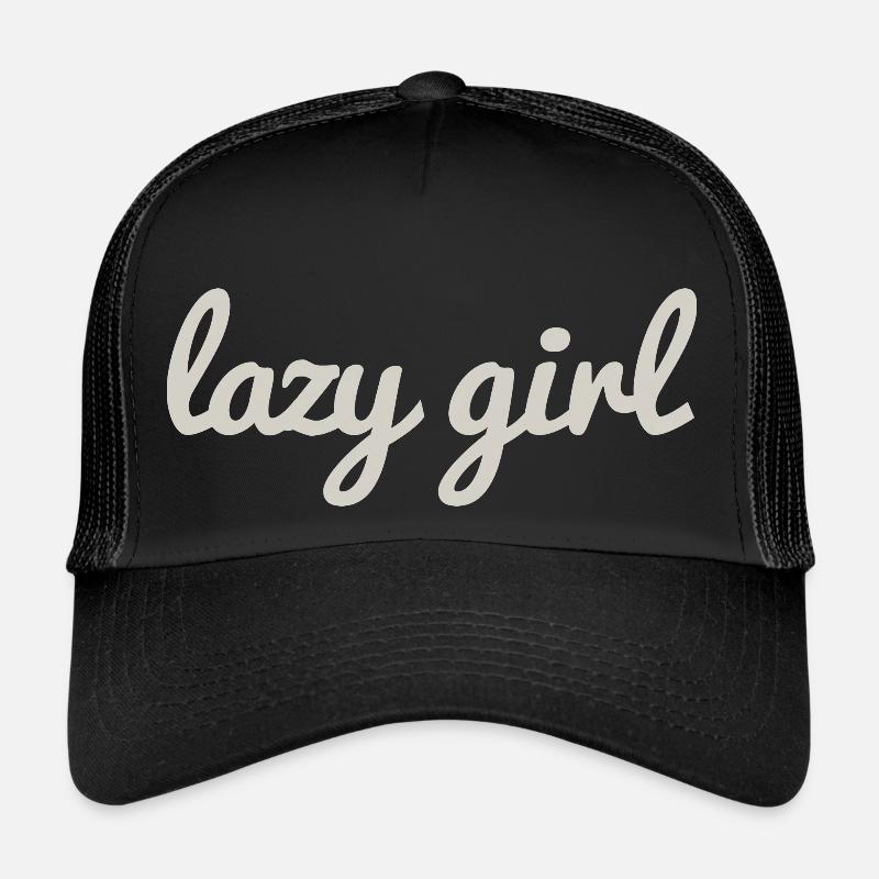 Fille paresseuse Casquette trucker 
