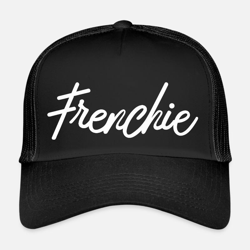 Frenchie - Casquette trucker - noir/noir