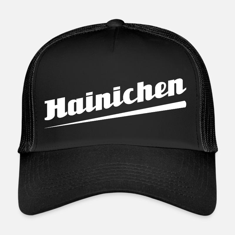 Hainichen - Conception de texte avec des noms de villes Casquette trucker 