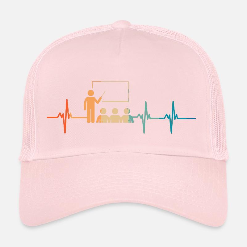 Heartbeat Teaching Trucker Cap