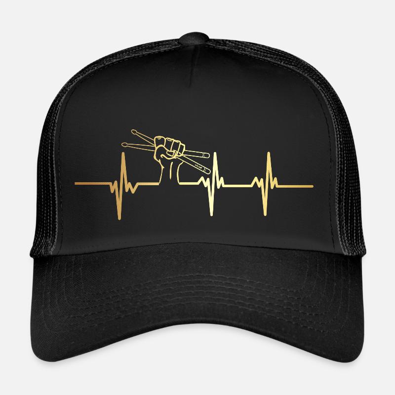 Herzschlag-Musikschläger Trucker Cap