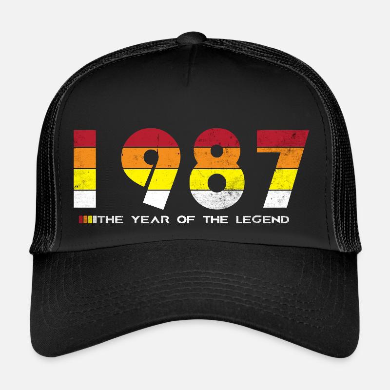 Millésime 1987 - L’année de la légende - Rétro 37 Casquette trucker 