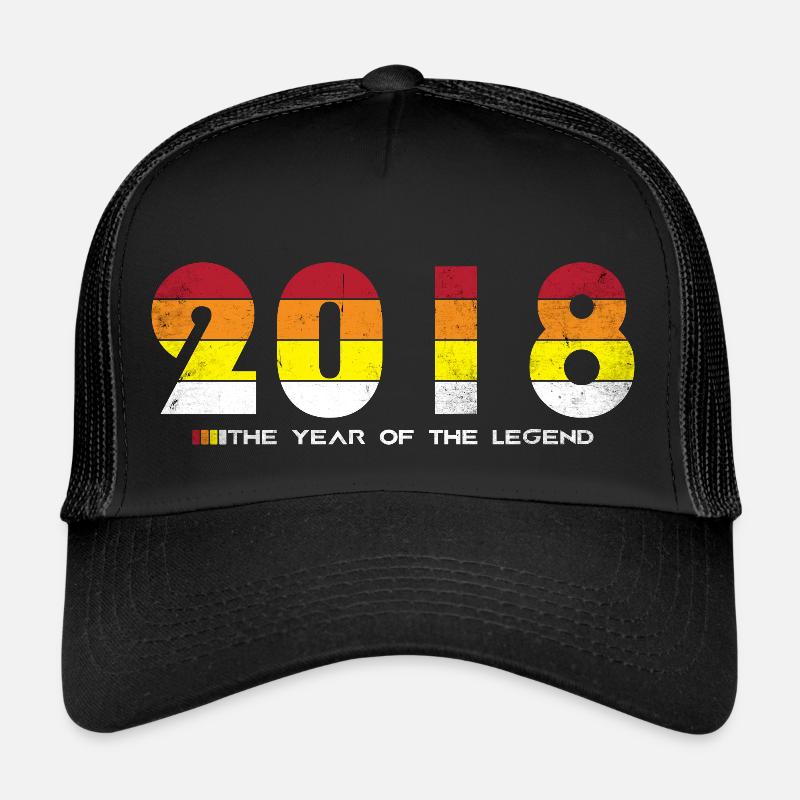 Millésime 2018 - L’année de la légende - Rétro 6 Casquette trucker 