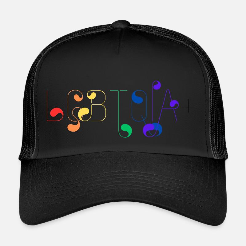 LGBTQIA+ - Trucker Cap - black/black