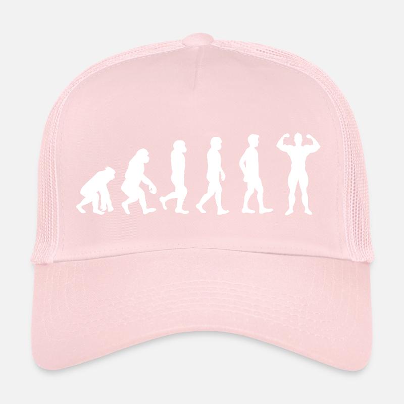 Evolution Bodybuilder weiß Trucker Cap