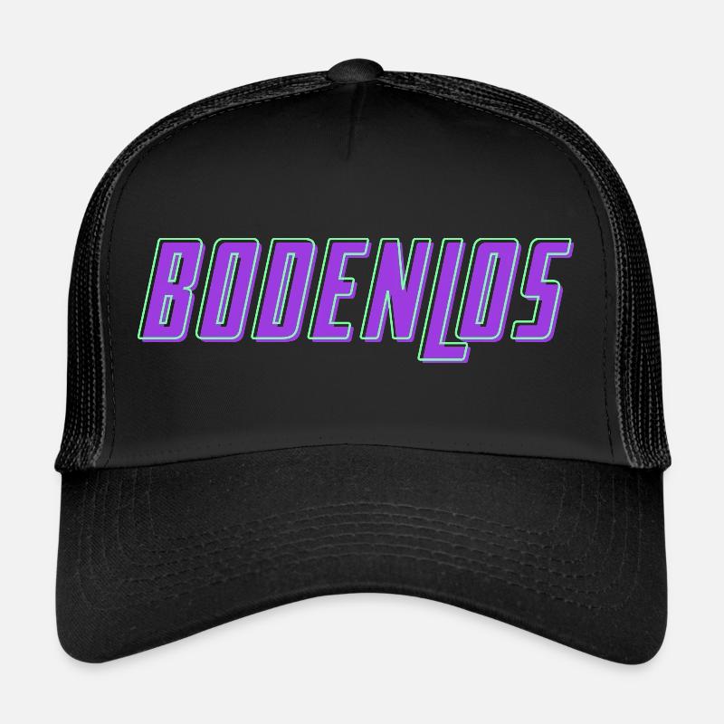 Bodenlos - Trucker Cap - Schwarz/Schwarz