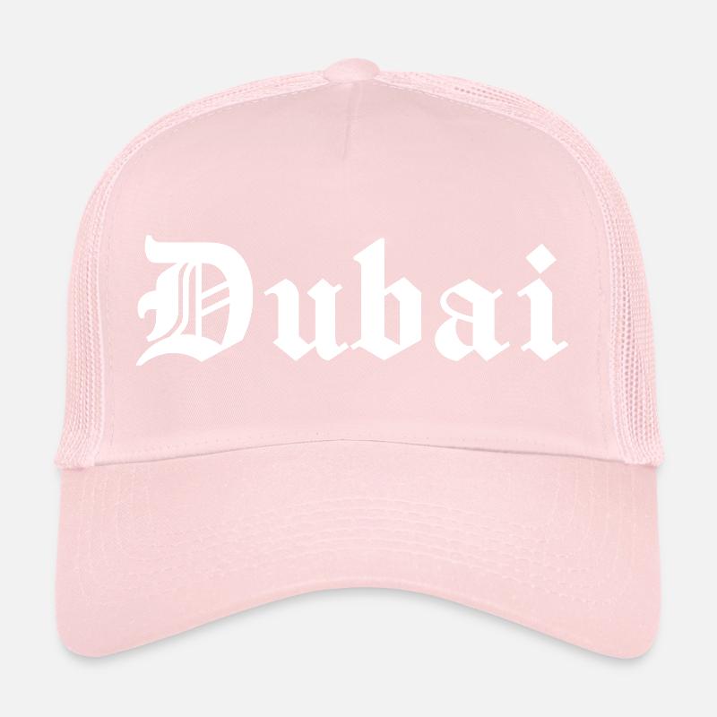 Dubai, gothic, schrift Trucker Cap
