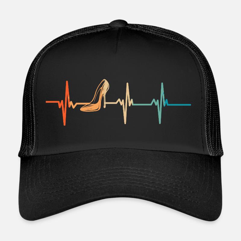 Heartbeat Schuh mit Absatz Trucker Cap