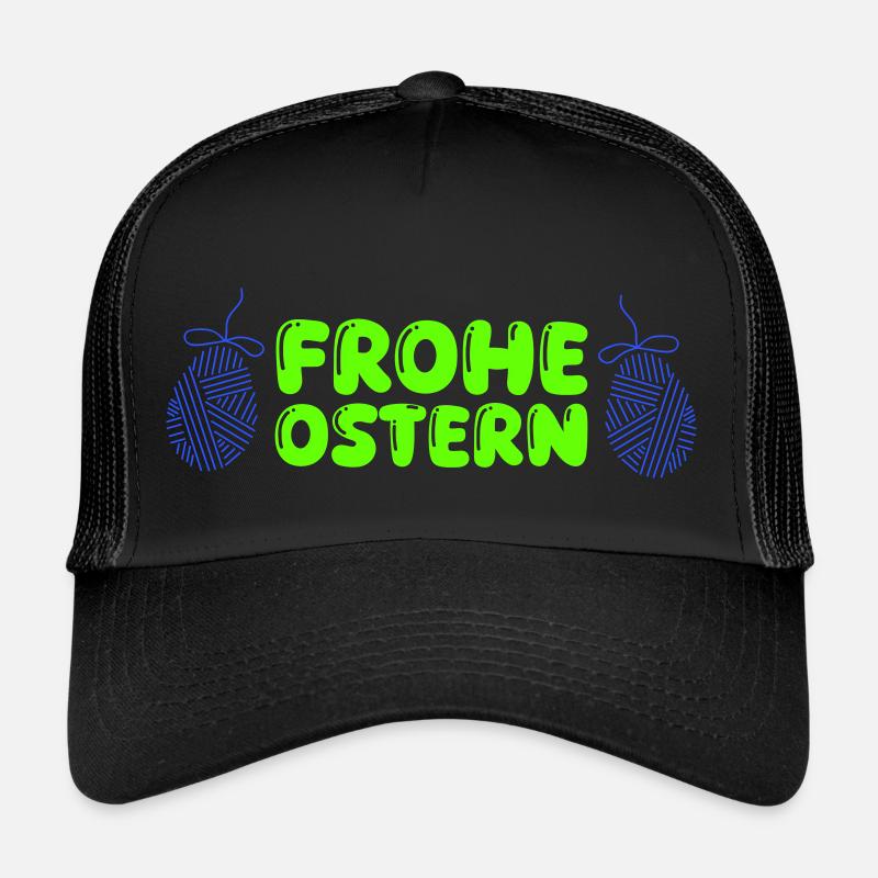frohe ostern Trucker Cap