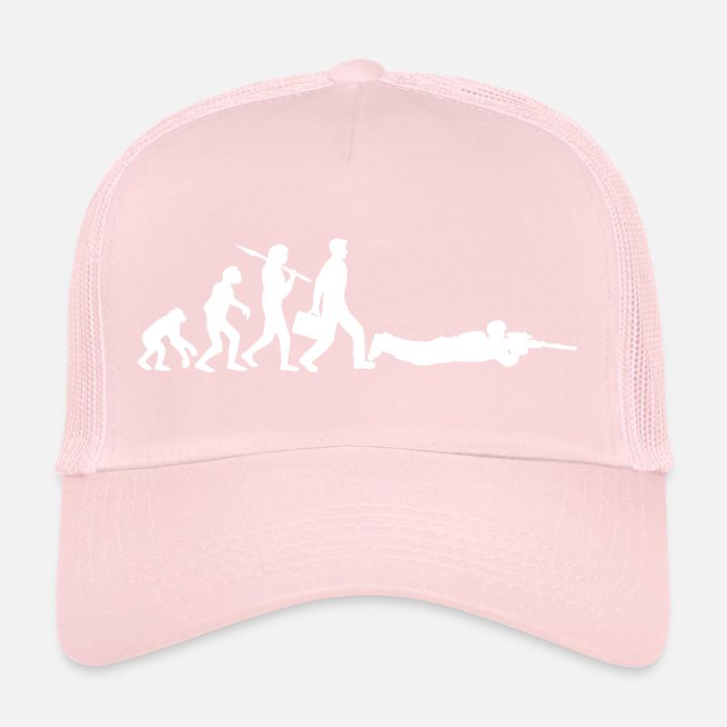 Evolution Sniper Rifle Soldier Shooter Aim Scope Trucker Cap