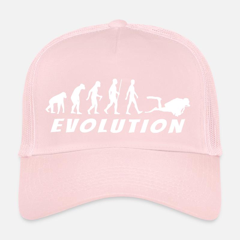 Evolution Plongeur blanc Casquette trucker 