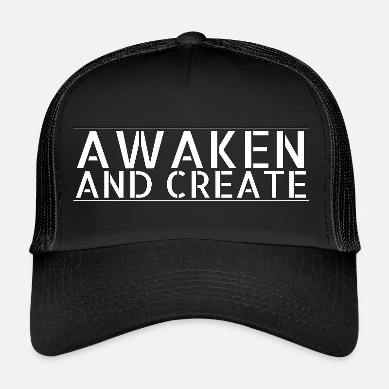 present present idea spiritual awakening happy Trucker Cap