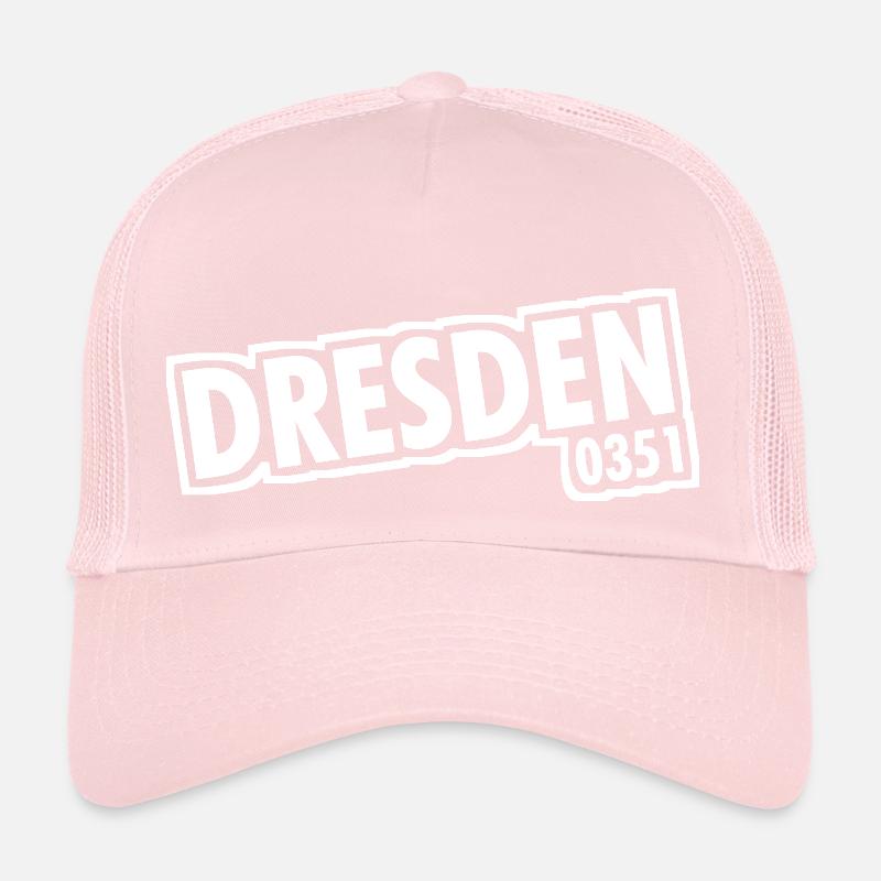 Dresden - 0351 - Area Code - Saxony Trucker Cap