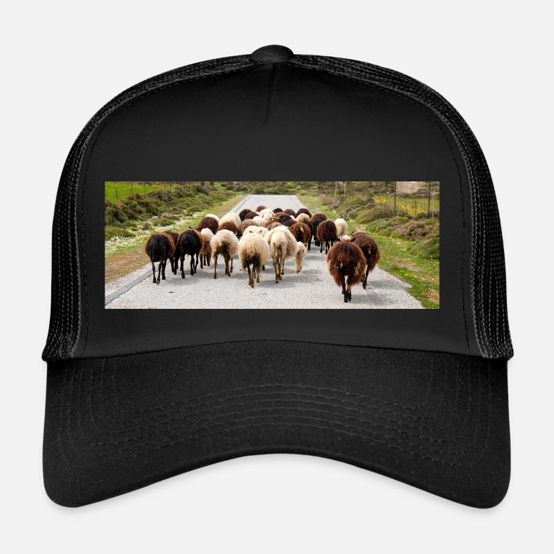 Chèvre de montagne dans le parc national Parc de l’île de Kos Casquette trucker 