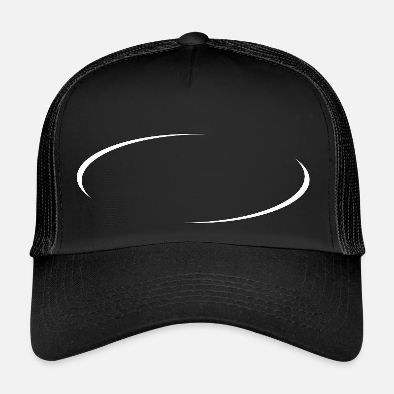 Cercle à la mode blanc Casquette trucker 