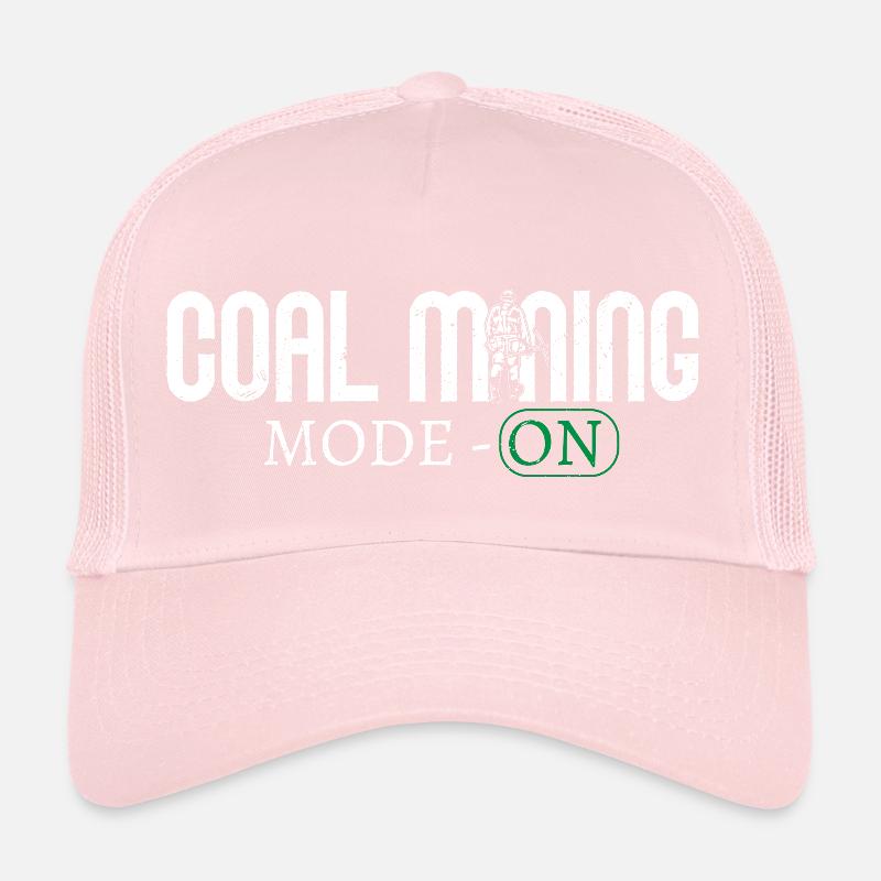 Mode d’extraction de charbon - Mineur de pioche ON Casquette trucker 