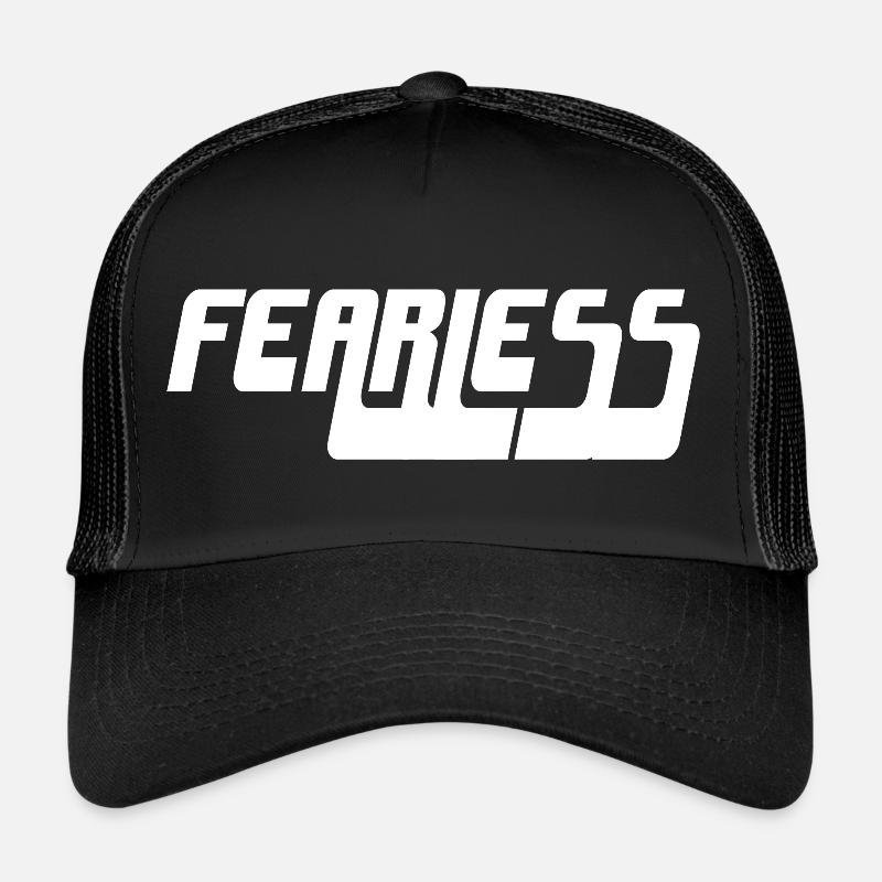 Intrépide - Casquette trucker  - noir/noir