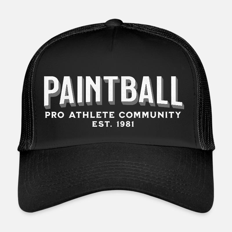 Paintbaall pro athlee community, sauber Trucker Cap
