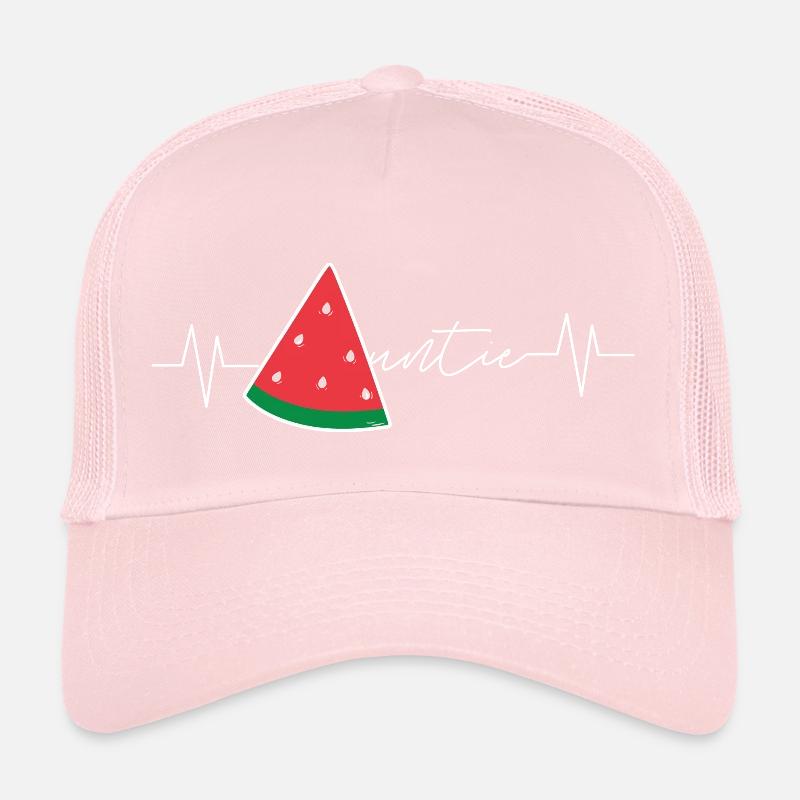 Battement de cœur pastèque Casquette trucker 