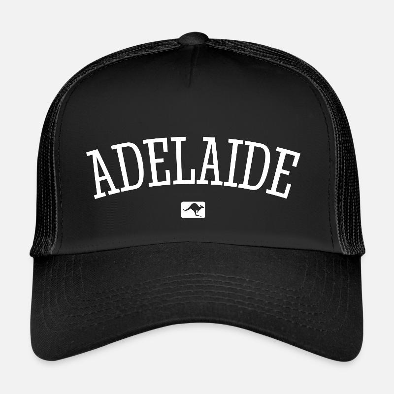Adelaide Australia Down Under Kangaroo Koala Trucker Cap