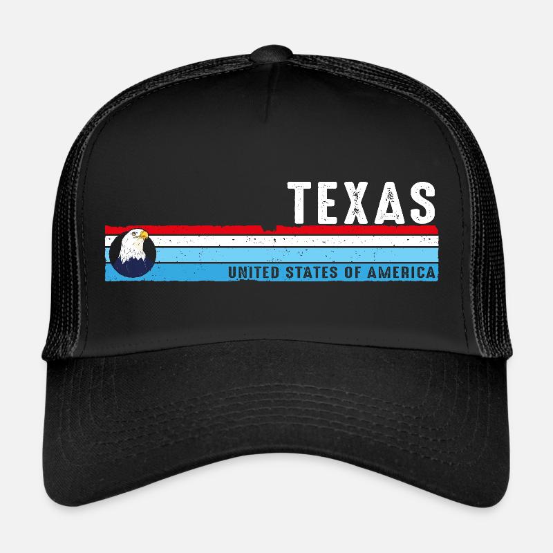 Texas Lone Star State Est 1845 Vintage Classic Trucker Cap