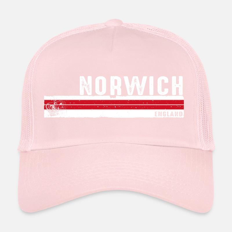 Norwich Angleterre Design rétro vintage Casquette trucker 