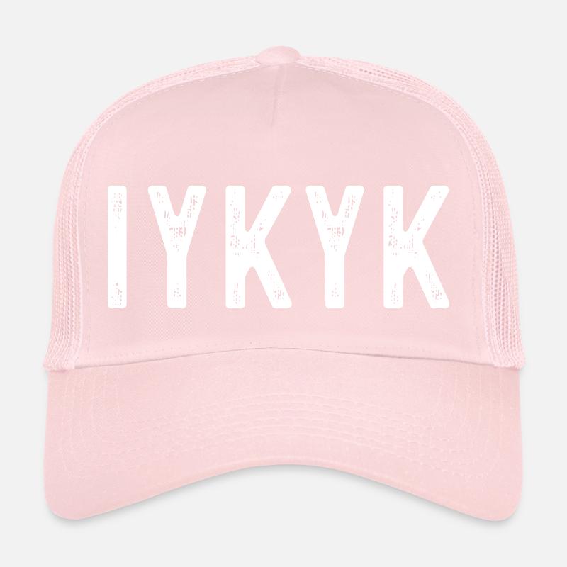 IYKYK Bold Minimalist Expression Trucker Cap