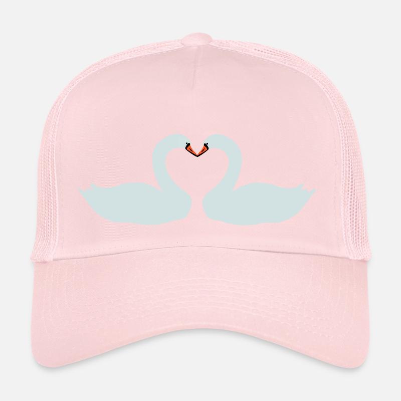 Swans Heart Trucker Cap