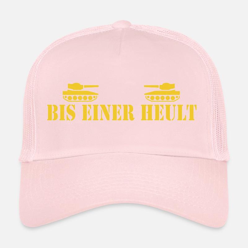 to a howling Trucker Cap