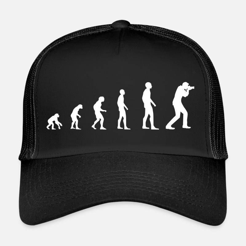 Hobby Fotograf – Evolution - Trucker Cap - Schwarz/Schwarz