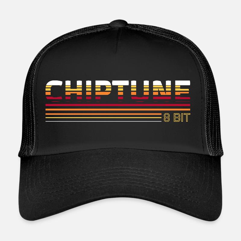 Chiptune - 8 bits - Musique et Jeux Casquette trucker 