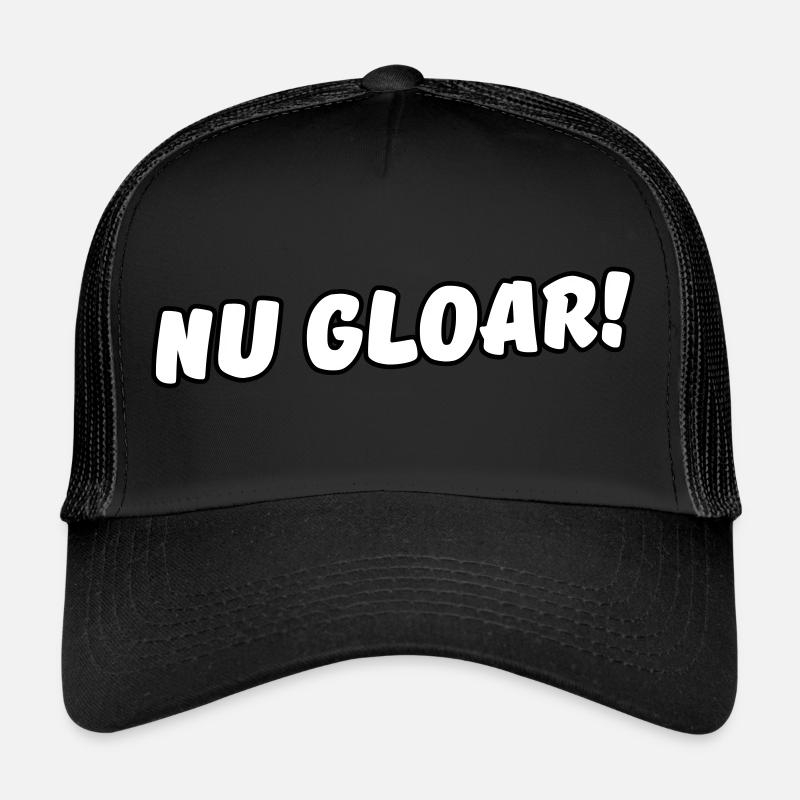 nugloar - sächsisch - Trucker Cap - Schwarz/Schwarz